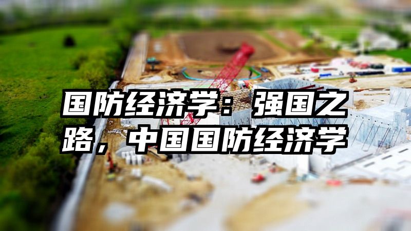 国防经济学：强国之路，中国国防经济学