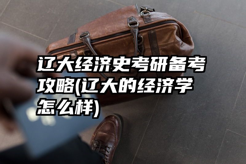 辽大经济史考研备考攻略(辽大的经济学怎么样)