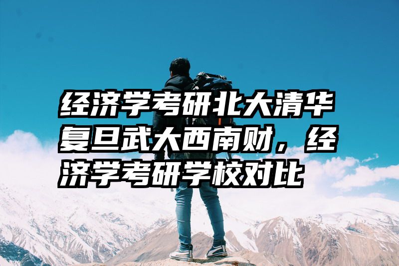 经济学考研北大清华复旦武大西南财，经济学考研学校对比