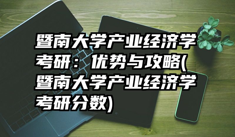 暨南大学产业经济学考研：优势与攻略(暨南大学产业经济学考研分数)