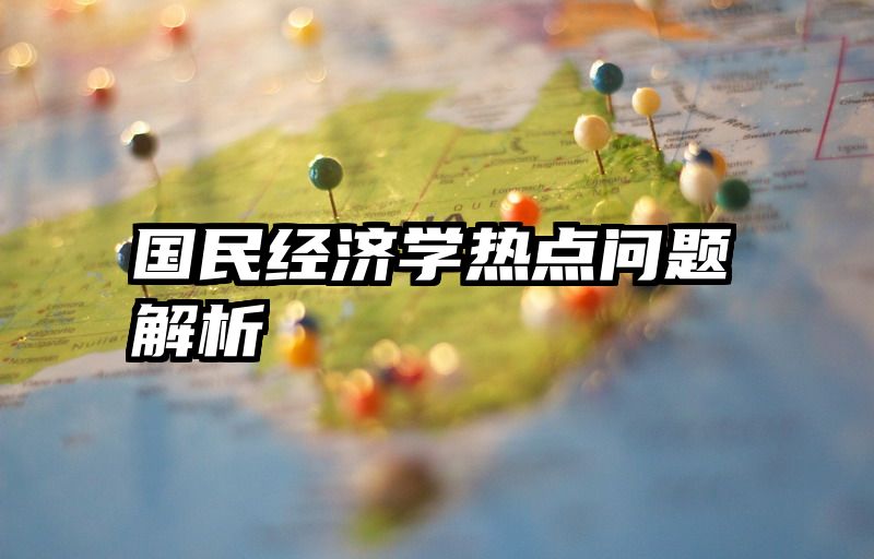 国民经济学热点问题解析