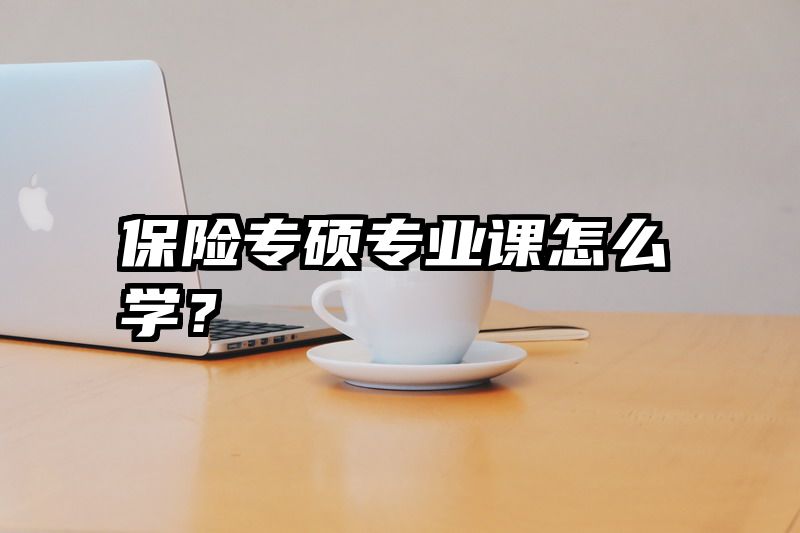 保险专硕专业课怎么学？