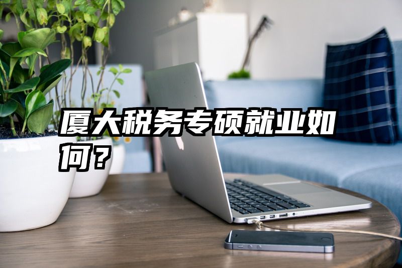 厦大税务专硕就业如何？