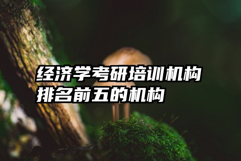经济学考研培训机构排名前五的机构