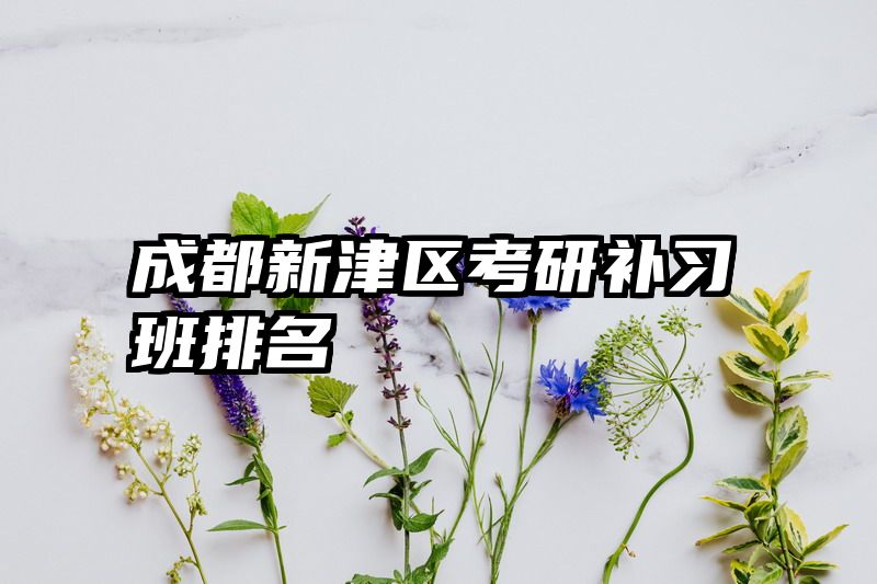 成都新津区考研补习班排名