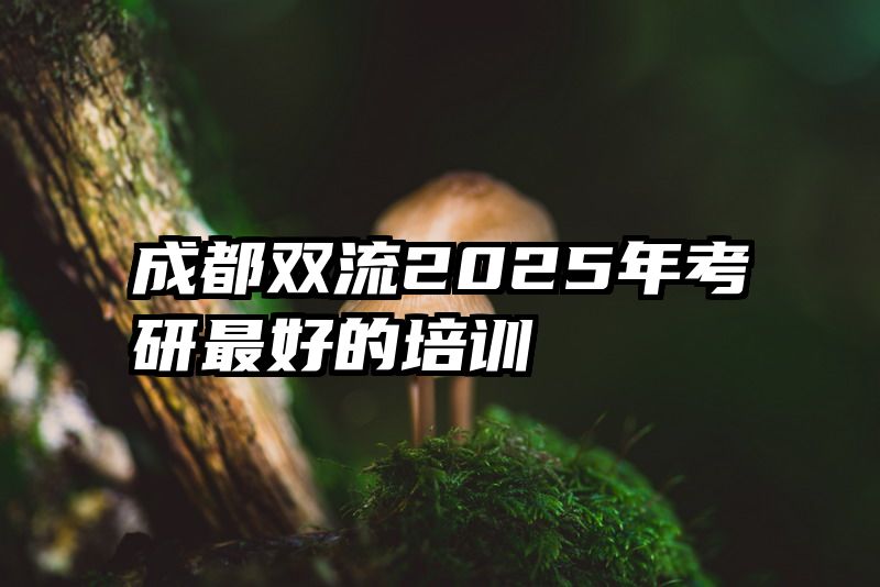 成都双流2025年考研最好的培训
