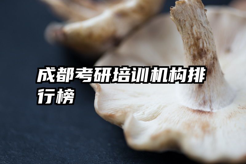 成都考研培训机构排行榜