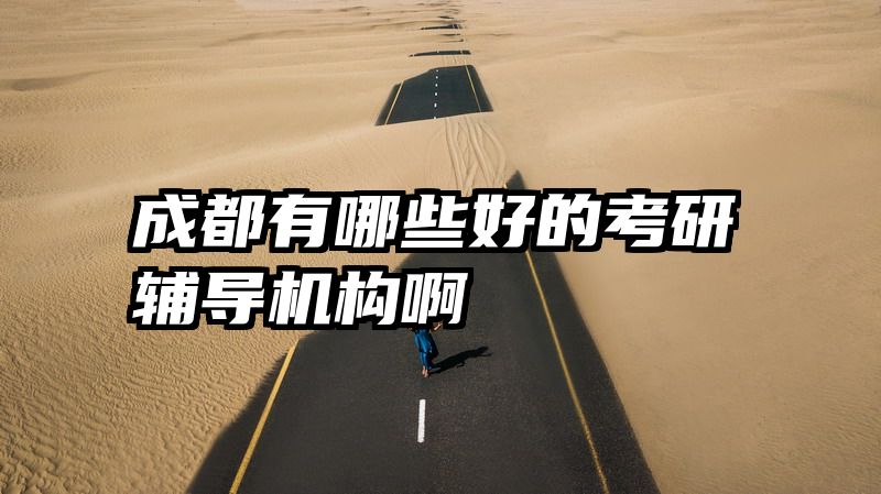 成都有哪些好的考研辅导机构啊