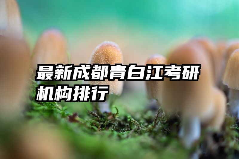 最新成都青白江考研机构排行