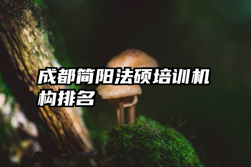 成都简阳法硕培训机构排名