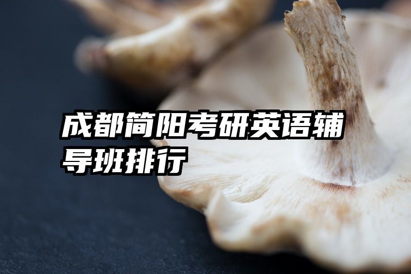 成都简阳考研英语辅导班排行