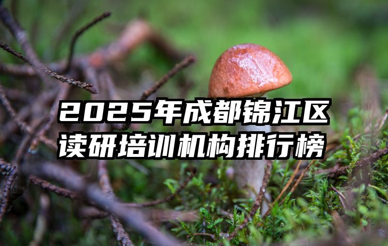 2025年成都锦江区读研培训机构排行榜