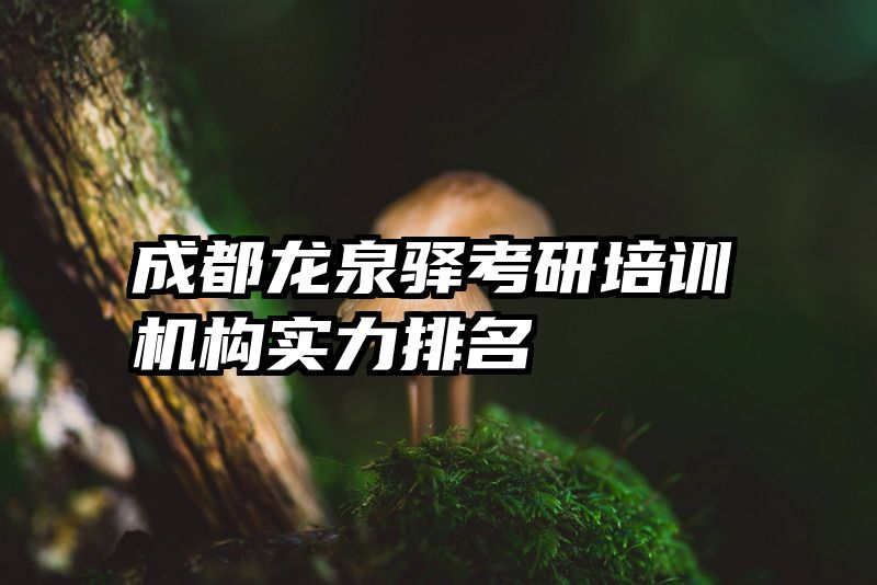 成都龙泉驿考研培训机构实力排名