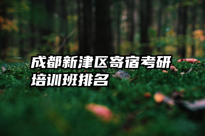 成都新津区寄宿考研培训班排名