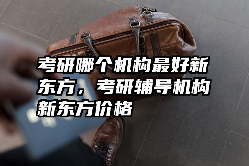 考研哪个机构最好新东方，考研辅导机构新东方价格