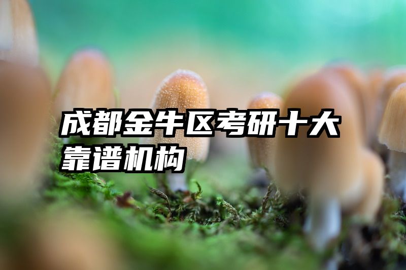 成都金牛区考研十大靠谱机构