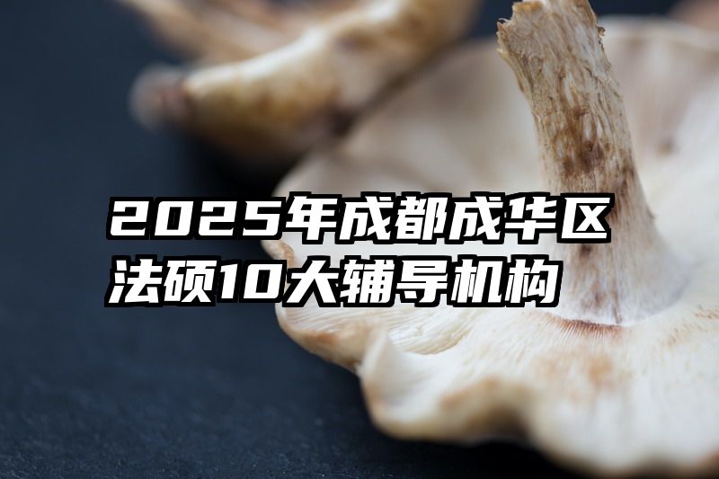 2025年成都成华区法硕10大辅导机构