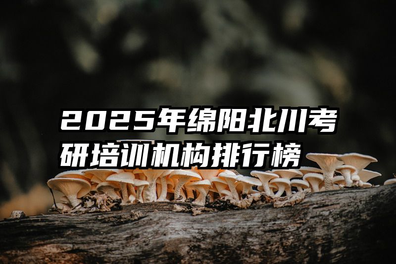 2025年绵阳北川考研培训机构排行榜