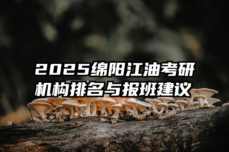 2025绵阳江油考研机构排名与报班建议