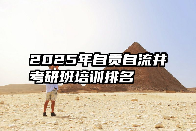 2025年自贡自流井考研班培训排名