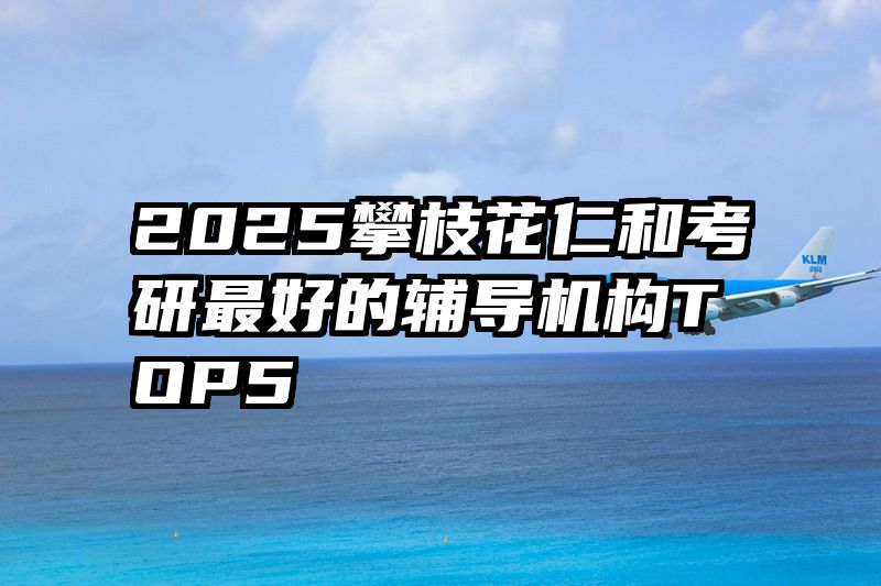 2025攀枝花仁和考研最好的辅导机构TOP5