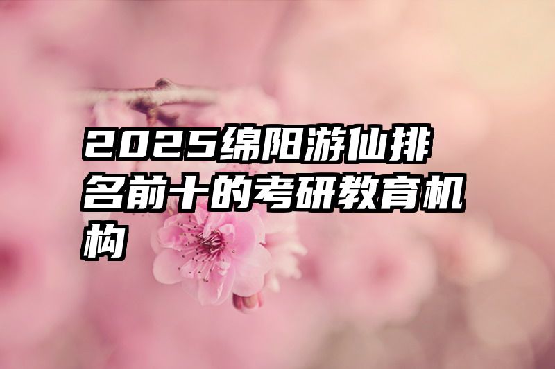 2025绵阳游仙排名前十的考研教育机构