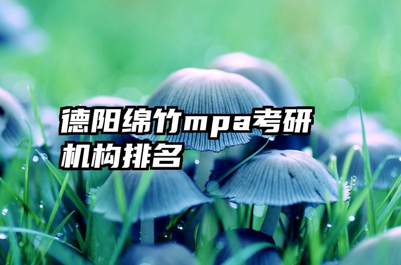 德阳绵竹mpa考研机构排名