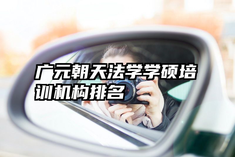 广元朝天法学学硕培训机构排名
