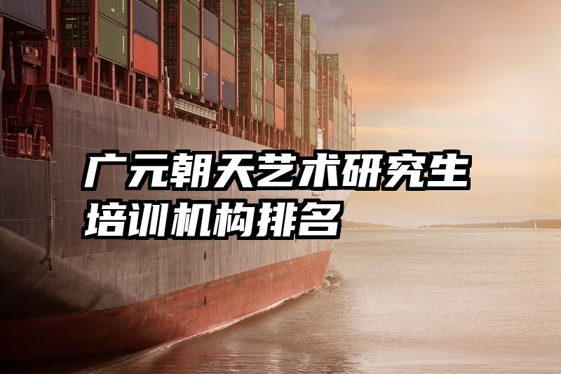 广元朝天艺术研究生培训机构排名