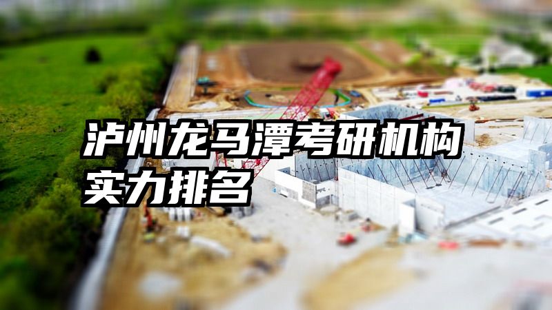 泸州龙马潭考研机构实力排名