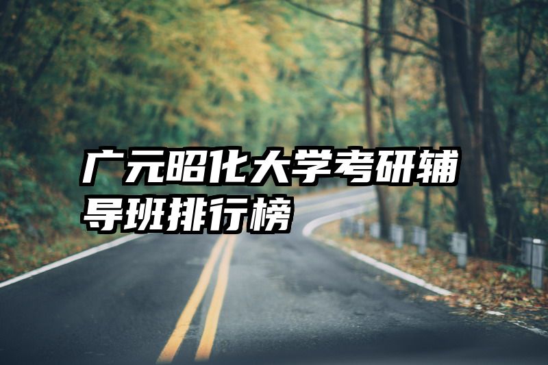 广元昭化大学考研辅导班排行榜