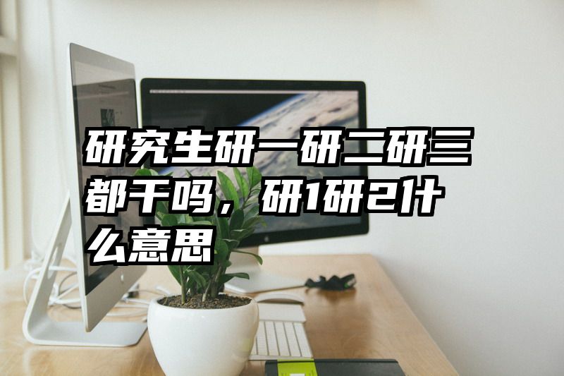 研究生研一研二研三都干吗,研1研2什么意思