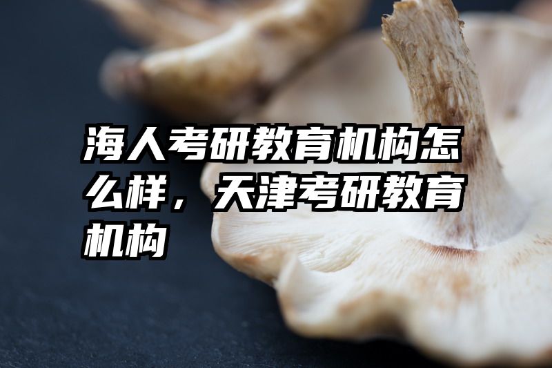 海人考研教育机构怎么样,天津考研教育机构