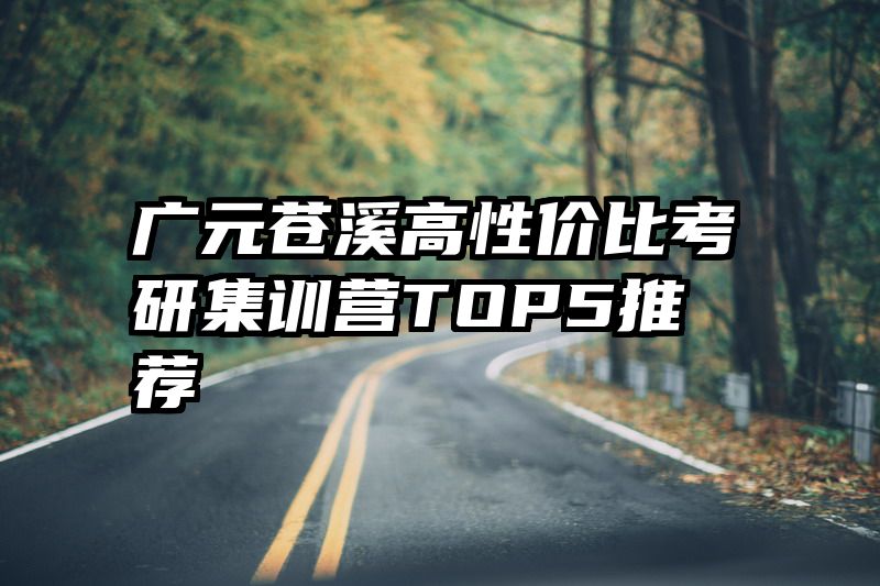 广元苍溪高性价比考研集训营TOP5推荐