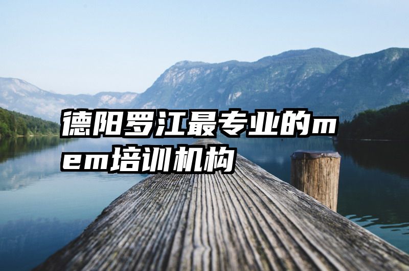德阳罗江最专业的mem培训机构