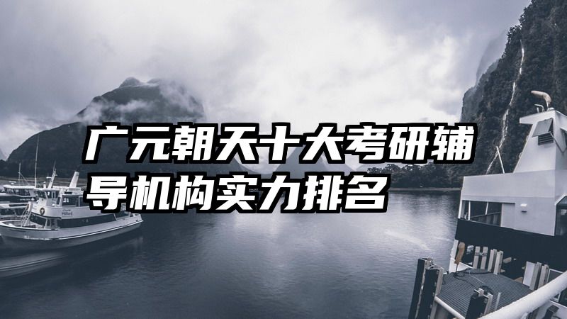 广元朝天十大考研辅导机构实力排名