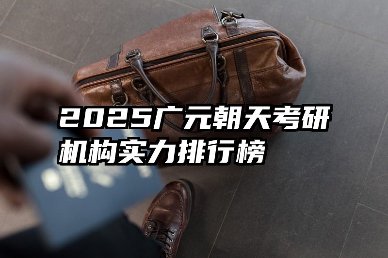 2025广元朝天考研机构实力排行榜