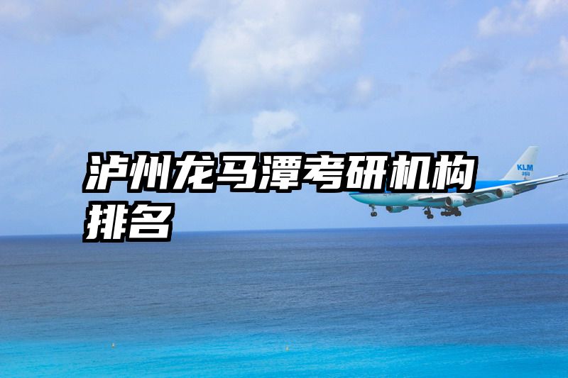 泸州龙马潭考研机构排名