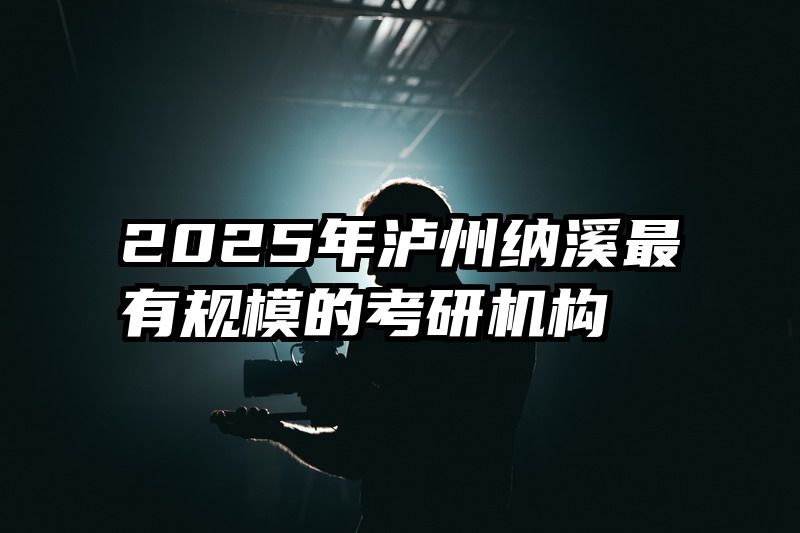 2025年泸州纳溪最有规模的考研机构