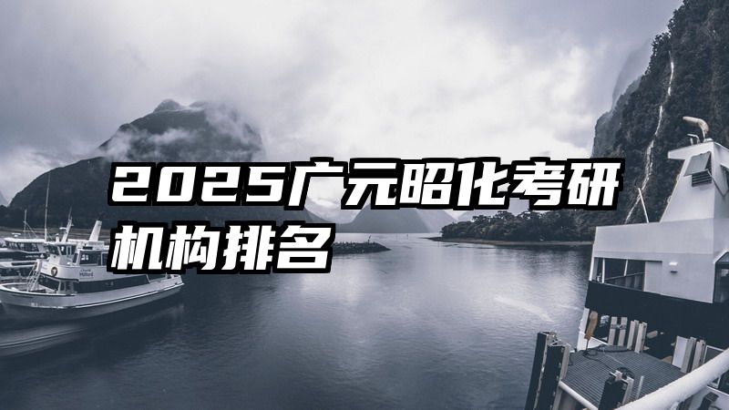 2025广元昭化考研机构排名