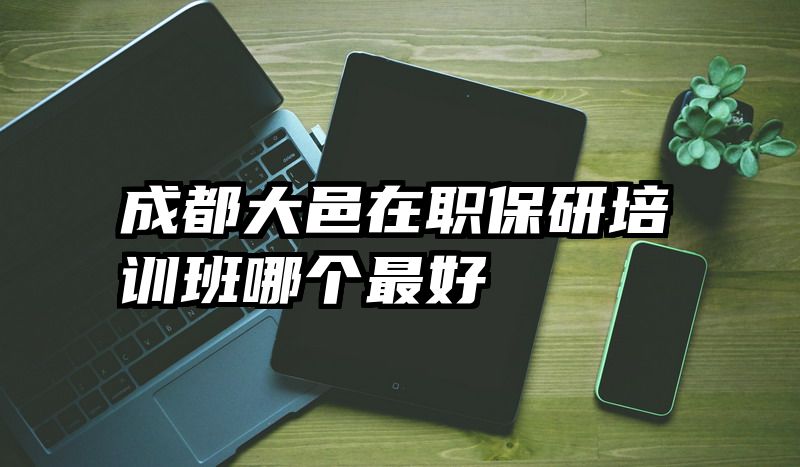 成都大邑在职保研培训班哪个最好