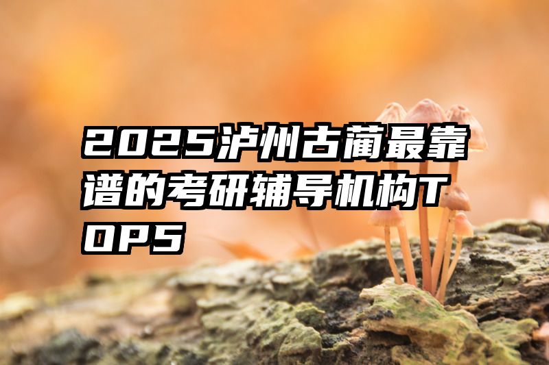 2025泸州古蔺最靠谱的考研辅导机构TOP5