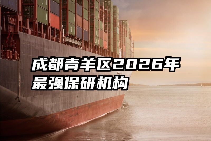 成都青羊区2026年最强保研机构